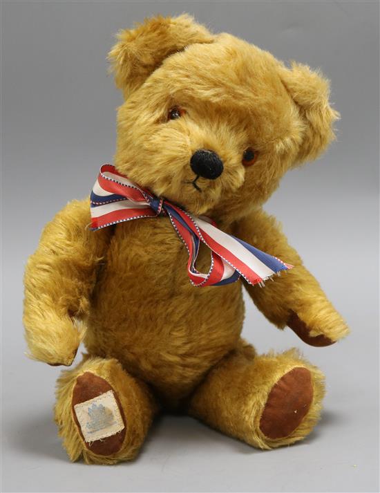 A Chad Valley teddy bear, Lucy, post 1953,